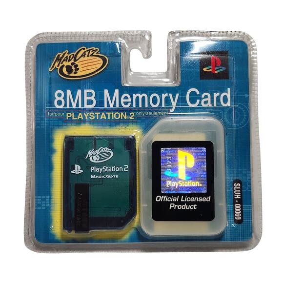Mad Catz 8MB Memory Card PlayStation 2 Magic Gate SLUH-00069 New Sealed - Picture 1 of 5